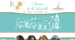 Desktop Screenshot of fermedelavieuville.fr